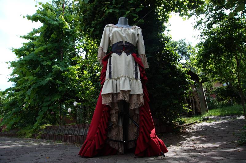 steampunk Kleid/ Viktorianisch/Gothic/Movie/Cosplay/Historisch/Hexe/Festival Für Sie von AradiaHandmade