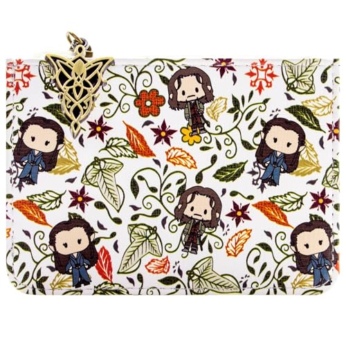Aragorn & Arwen Lord und Anführer of The Rings Weißer Baum Gondor Geldbörse/Portemonnaie mit Reißverschluss Münzfach, ID- & Karten, Weiß von Aragorn