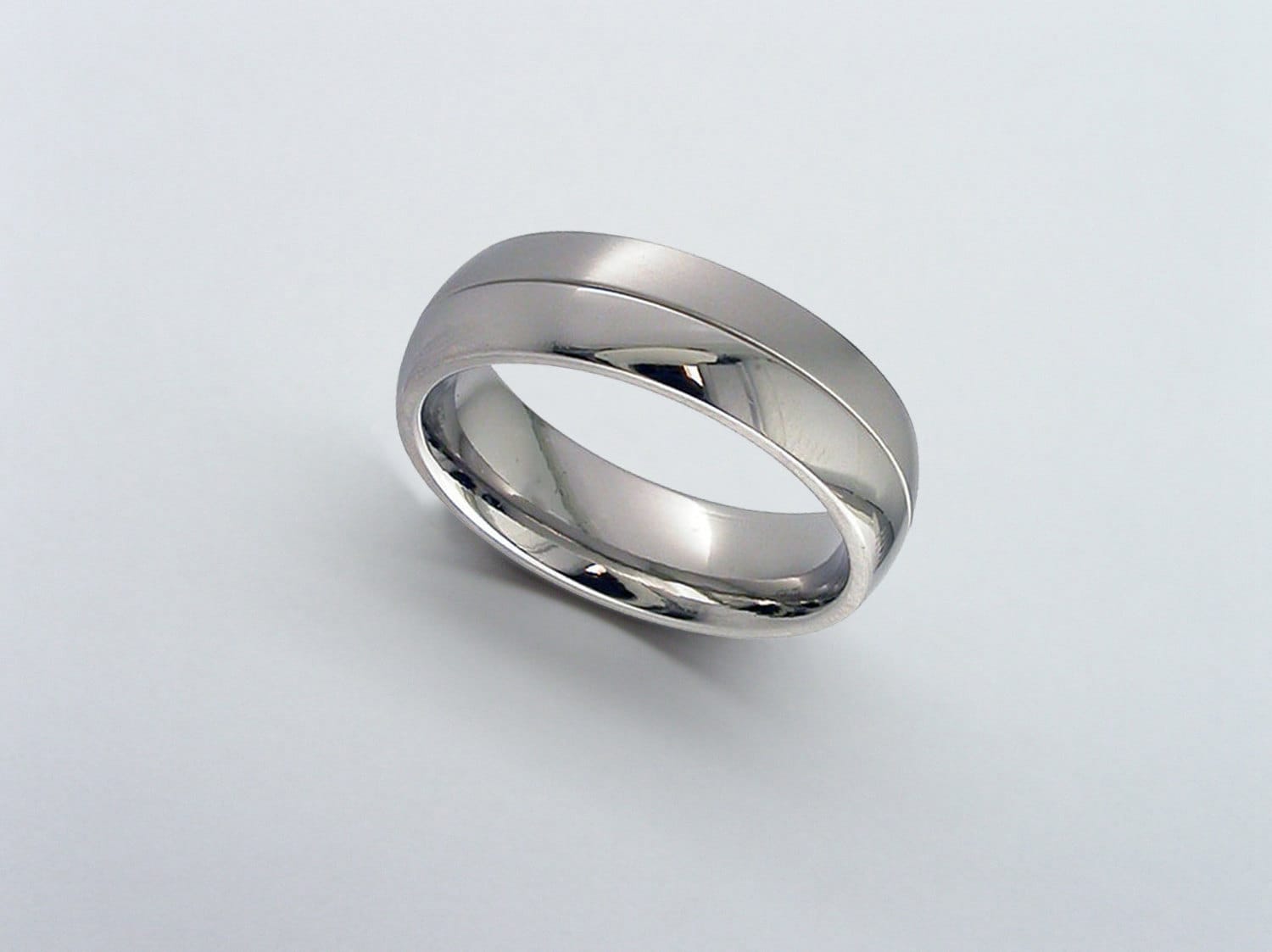 Titan-Band, Titan Hochzeit Band, Herren Ehering, Personalisierte Band von ArahJamesTitanium