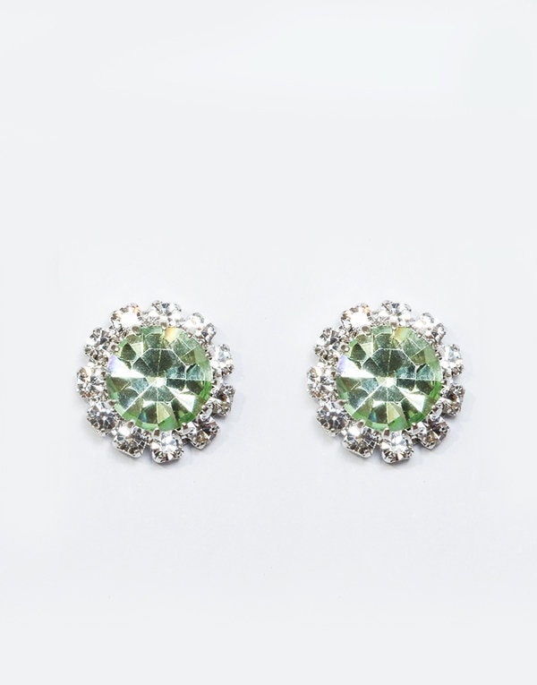 Apfel Grün Swarovski Ohrstecker, Hellgrüne Ohrringe, Braut Brautjungfer Geschenk, Runde Grüne Schmuck Apfel Grün Swarovski Ohrstecker, Hellgrüne Ohrringe, Braut Brautjungfer Geschenk, Runde Grüne Schmuck von AramintaLandale