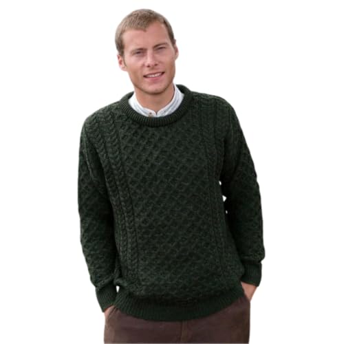 The Irish Store - Irish Gifts from Ireland Herren Sweatshirt grün grün M von Aran Crafts