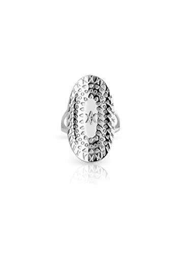 Aran Jewels US8-56 Silver Boho Ring von Aran Jewels