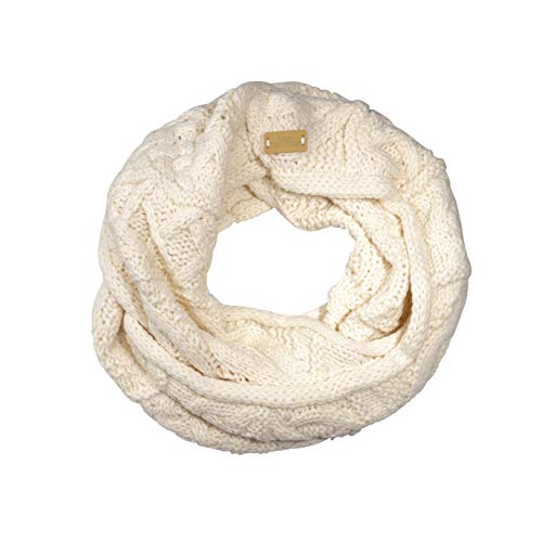 Aran Traditions Cream White Cable Knit Snood von Aran Traditions