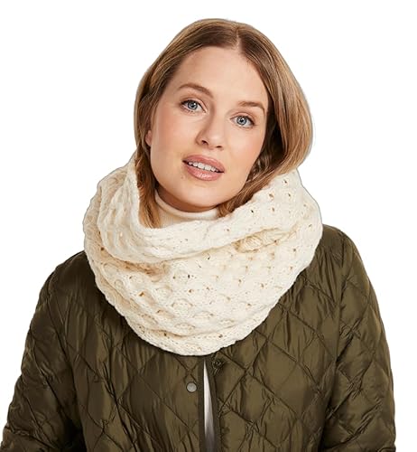 Irischer Snood-Schal aus Merinowolle (Natürlich) von Aran Woollen Mills