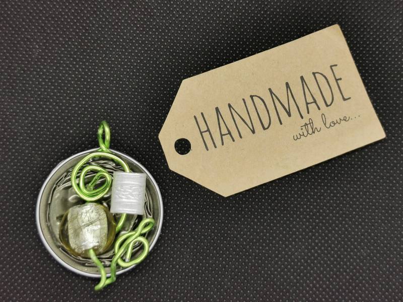 Ketten-Anhänger | 6.21 Aus Recycling-Nespresso-Kapseln - Unikat von Araxya