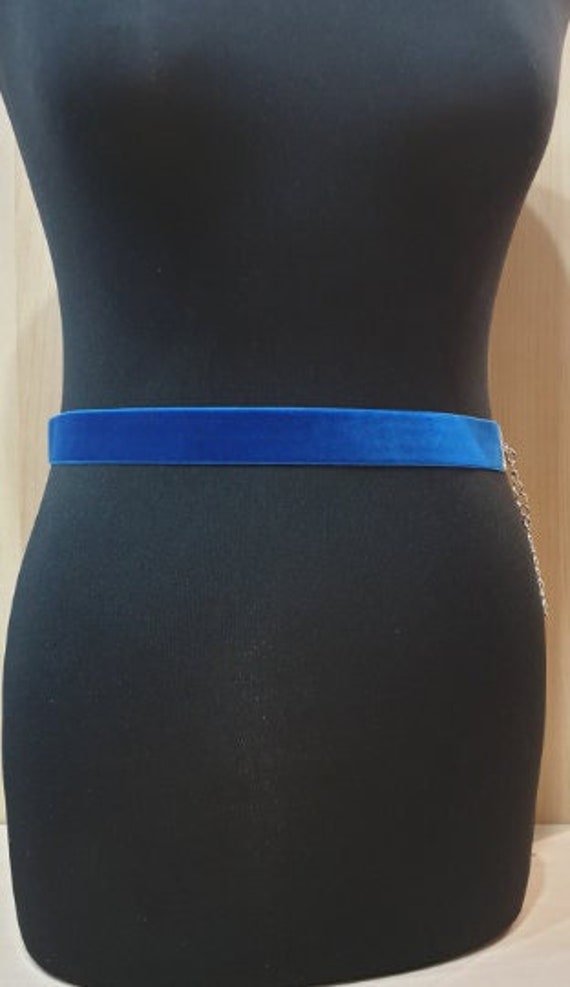 Samt Mode Gürtel Schöne Farbpalette Edelstahl Zubehör von ArayshBoutique