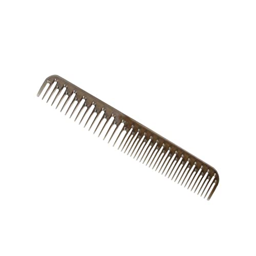 Kamm for die Haarpflege, Friseurkamm, doppelseitiger Kamm, feiner und breiter Zahn-Haarkamm, Haarstyling-Kamm for Männer, Frauen und Kinder, Haarbürste (Color : Brass) von Arazi