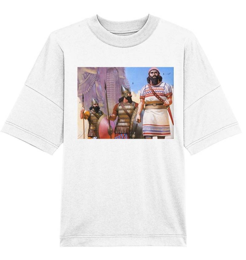 Assyrian Empire - Organic Oversize Shirt von ArbelitaArts