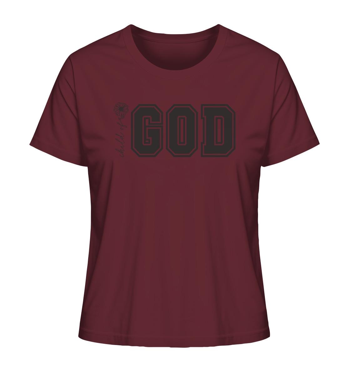 Child Of God - Ladies Organic Shirt von ArbelitaArts