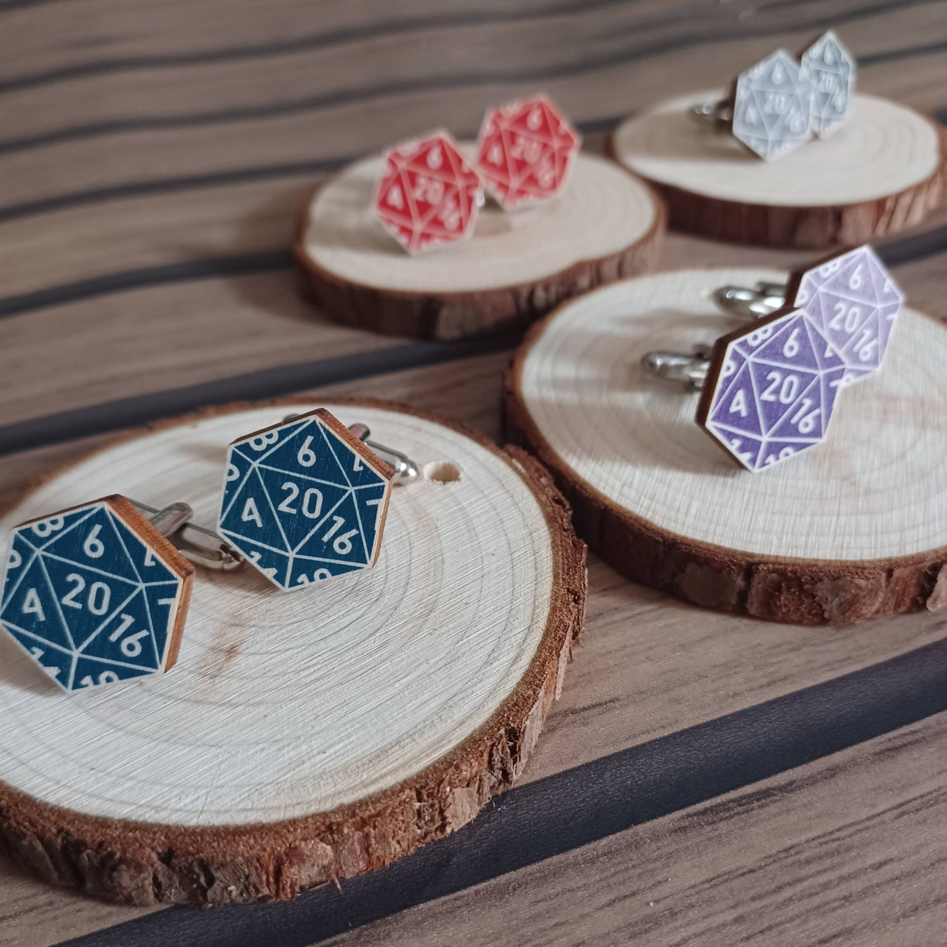D20 Manschettenknöpfe D20 Manschettenknöpfe von ArborMoonStudio