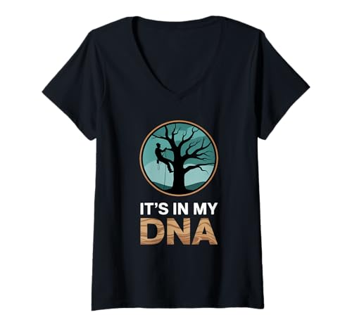 Damen Stolzer Baumpfleger T-Shirt mit V-Ausschnitt Damen Stolzer Baumpfleger T-Shirt mit V-Ausschnitt von Arborist Professional Tree Removal