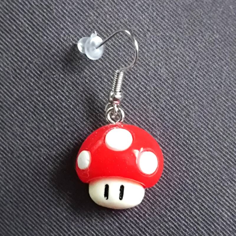 Pilz Ohrringe Handgefertigt Aus Epoxidharz - Super 1Up Für Kinder Und Erwachsene von ArbotalDE