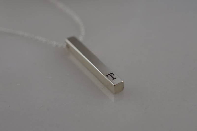 Benutzerdefinierte Sterling Silber Anfang Bar Halskette von ArbotiqueDesigns