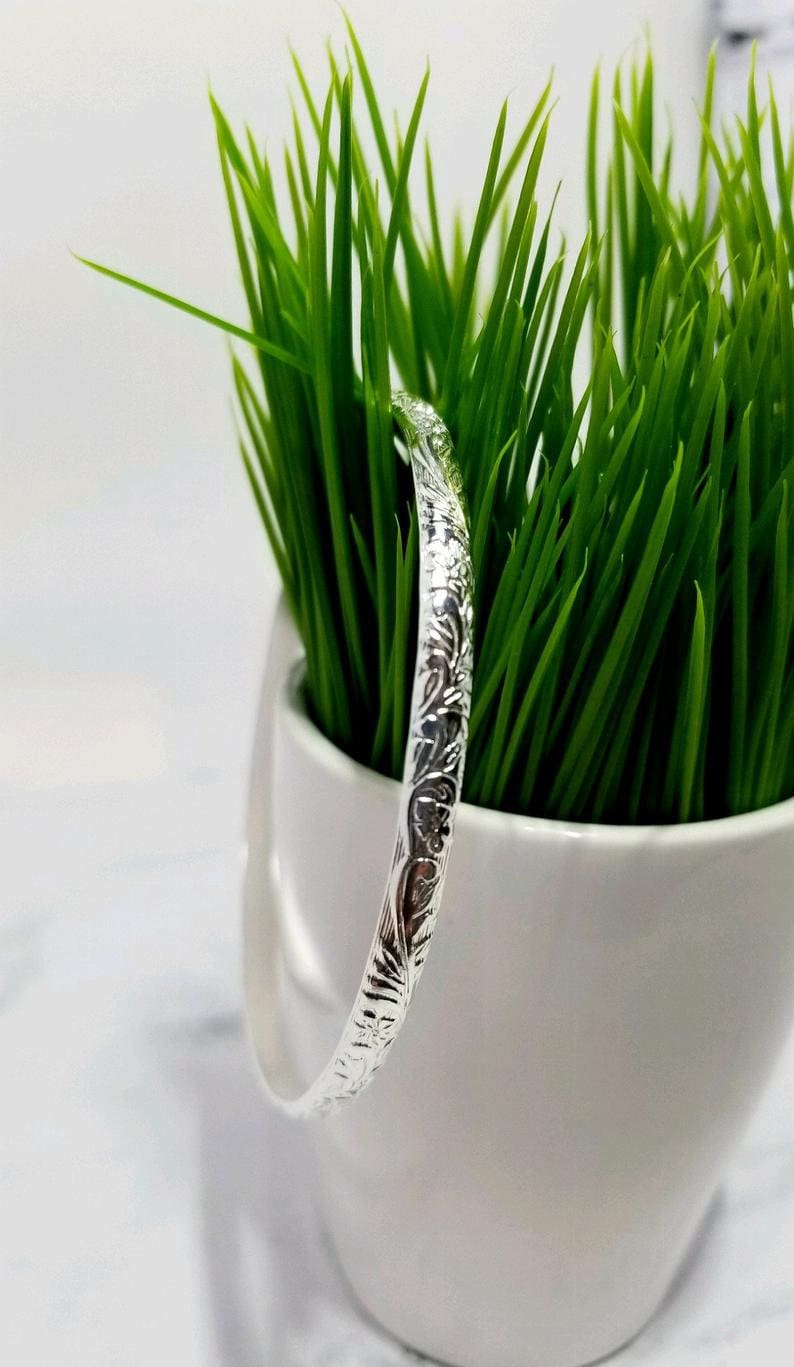 Blumenrebe-Armband Aus Sterlingsilber von ArbotiqueDesigns