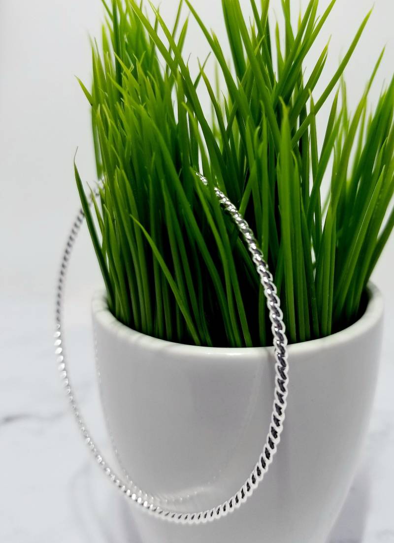 Sterling Silber Twist Rope Armreif Stapelarmband von ArbotiqueDesigns
