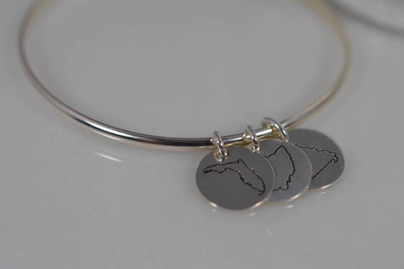 Wählen Sie Aus Allen 50 Bundesländern, Bitte Wählen Ihr Lieblingsarmband 925Er Silber von ArbotiqueDesigns