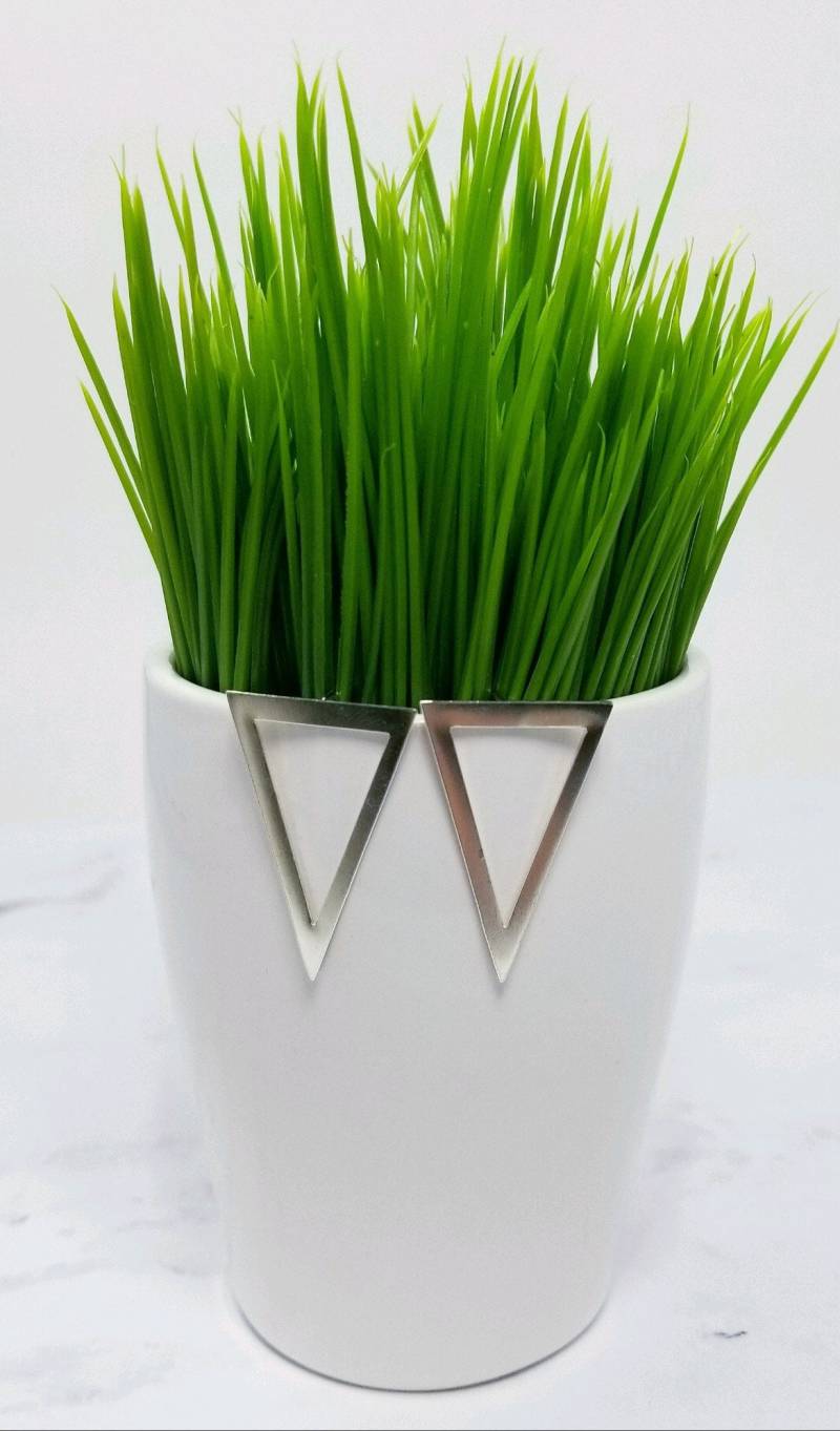 sterling Silber Dreieck Ohrstecker von ArbotiqueDesigns