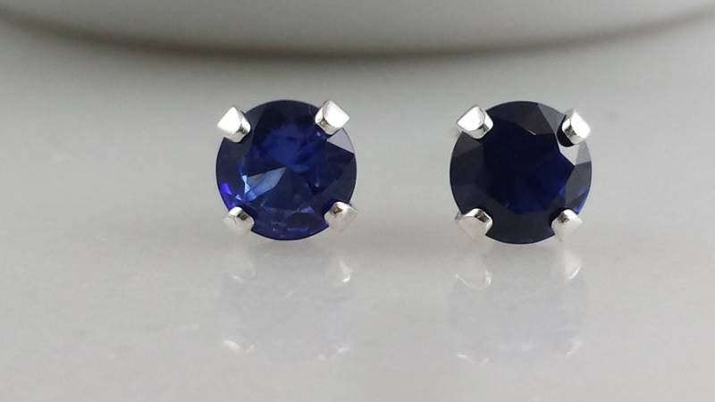 sterling Silber Labradorit Ohrstecker - September Geburtsstein von ArbotiqueDesigns