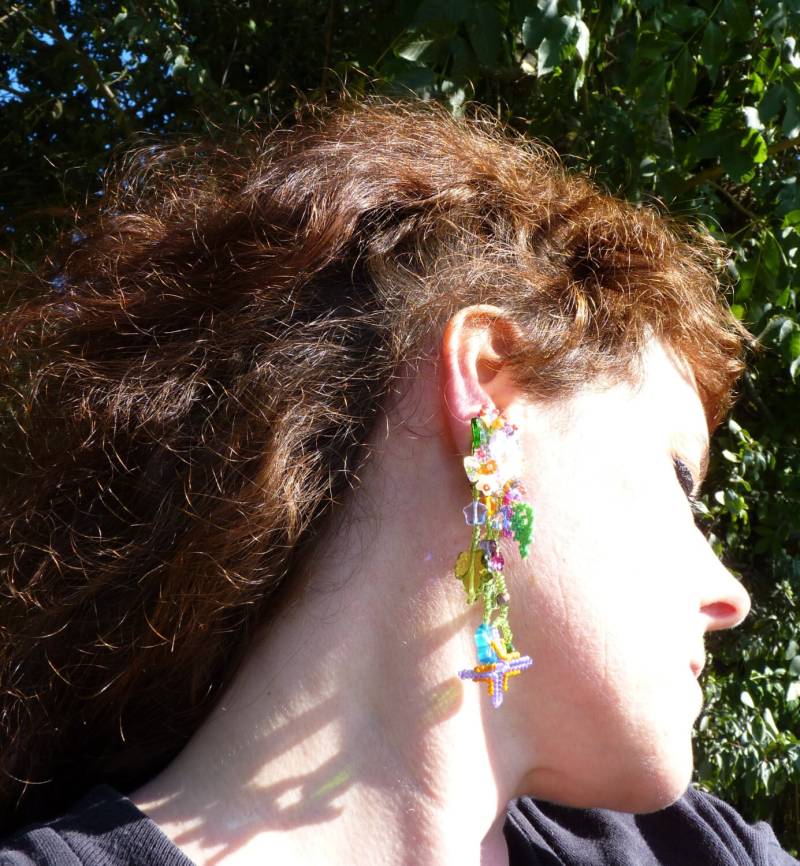 Sommerpflanzen Ohrringe von Arbreacoeurs