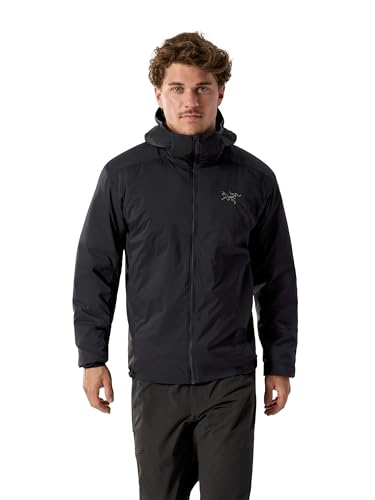 Arc'teryx Atom Hoody Herren – Redesign | leichte, isolierte Jacke für Herren mit Kapuze | Feuchtigkeits- und Windbeständigkeit | Schwarz, X-Large von Arc'teryx