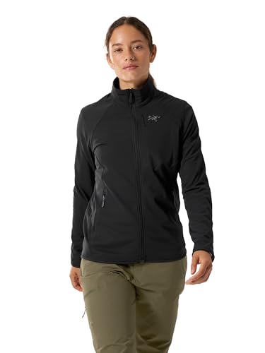 Arc'teryx Delta Jacket Damen | Warme, atmungsaktive Performance-Fleecejacke, Schwarz, M von Arc'teryx