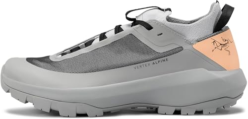 Arc'teryx Vertex Alpine Damenschuhe, leichte und stützende Zustiegsschuhe für Alpin- und Trail-Performance, strapazierfähiger Griff mit atmungsaktivem Obermaterial, Solitude/Dk Solitude, 41 EU von Arc'teryx