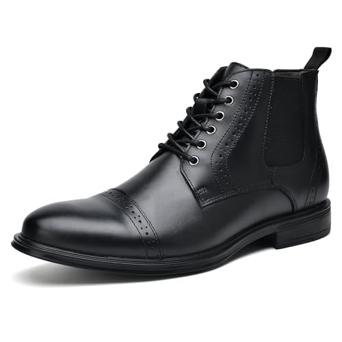 ArcBrothers Chelsea-Stiefel für Herren, zum Hineinschlüpfen, formelle Stiefel für Herren, lässig, Stiefeletten, Schwarz, 42 EU ArcBrothers Chelsea-Stiefel für Herren, zum Hineinschlüpfen, formelle Stiefel für Herren, lässig, Stiefeletten, Schwarz, 42 EU von ArcBrothers
