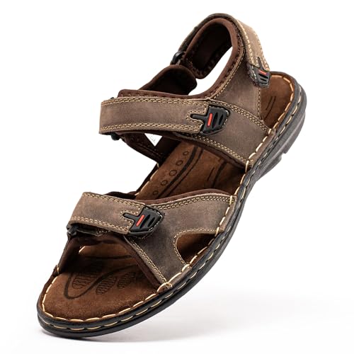 ArcBrothers Herren Sandalen Rutschfeste Wassersandalen Bequeme Sport Sandalen Open Toe Casual Strand Sandalen, Oliv, Khaki, 46 EU ArcBrothers Herren Sandalen Rutschfeste Wassersandalen Bequeme Sport Sandalen Open Toe Casual Strand Sandalen, Oliv, Khaki, 46 EU von ArcBrothers