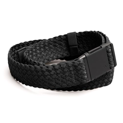 Arcade The Futureweave Unisex-Vapor-Gürtel, 4-Wege-Stretch-Gurtband, nicht-metallische, reisefreundliche Schnalle, Schwarz, One size von Arcade