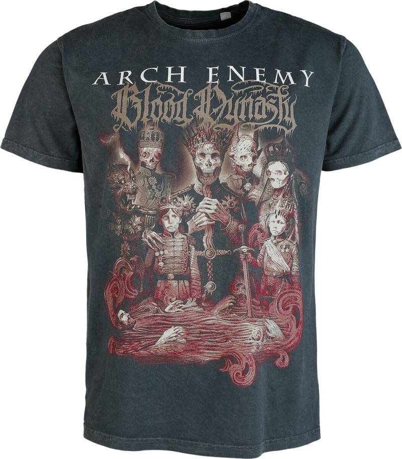 Arch Enemy Bloody Family T-Shirt dunkelgrau in 4XL von Arch Enemy