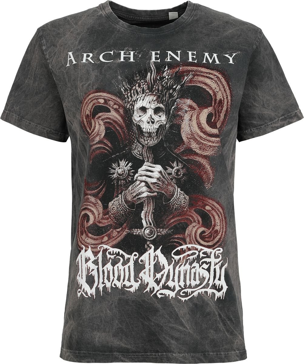 Arch Enemy Bloody Wave T-Shirt grau in S von Arch Enemy