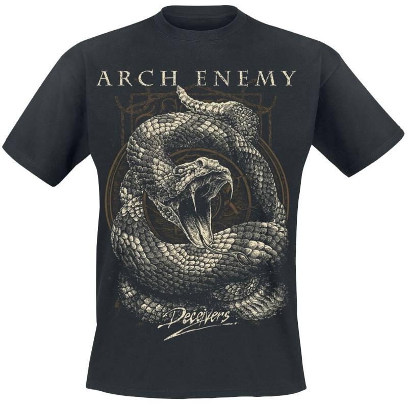 Arch Enemy Deceiver Snake T-Shirt schwarz in L von Arch Enemy