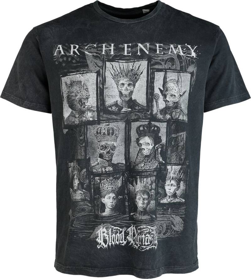 Arch Enemy Family Cards T-Shirt grau in L von Arch Enemy