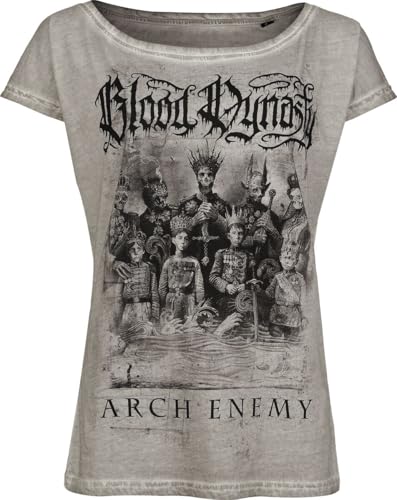 Arch Enemy Family Picture Frauen T-Shirt hellgrau M 100% Baumwolle Band-Merch, Bands von Arch Enemy