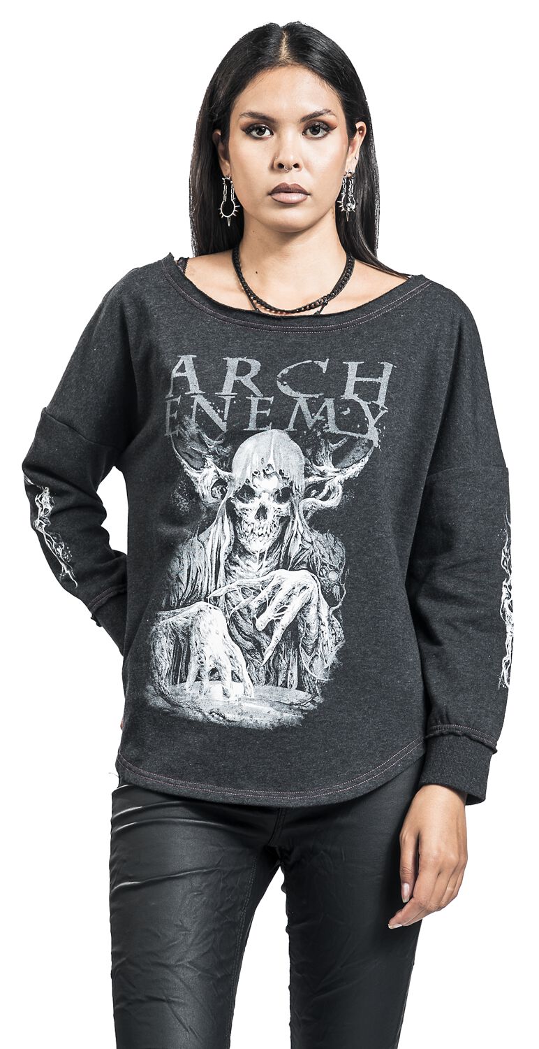 Arch Enemy Sweatshirt - EMP Signature Collection - S bis L - für Damen - Größe S - schwarz  - EMP exklusives Merchandise! von Arch Enemy