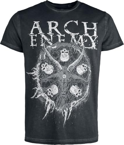Arch Enemy Symbol Riddick Männer T-Shirt anthrazit L 100% Baumwolle Band-Merch, Bands von Arch Enemy