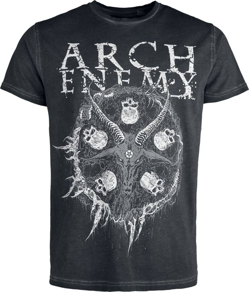Arch Enemy Symbol Riddick T-Shirt anthrazit in L von Arch Enemy
