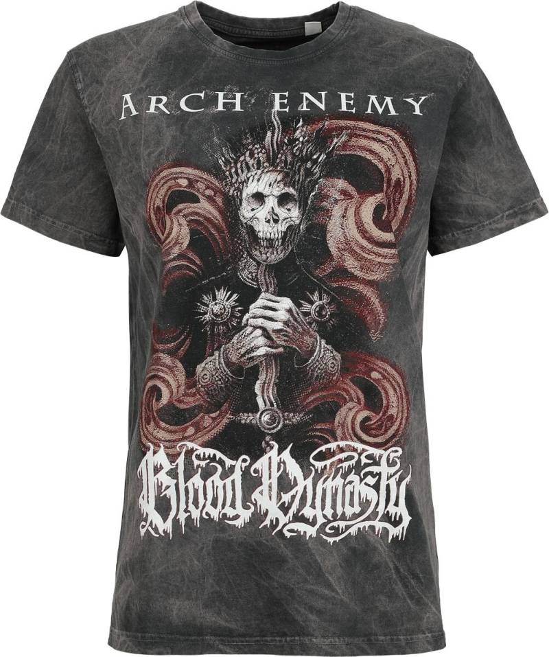 Arch Enemy T-Shirt - Bloody Wave - S bis 3XL - für Damen - Größe M - grau  - EMP exklusives Merchandise! von Arch Enemy