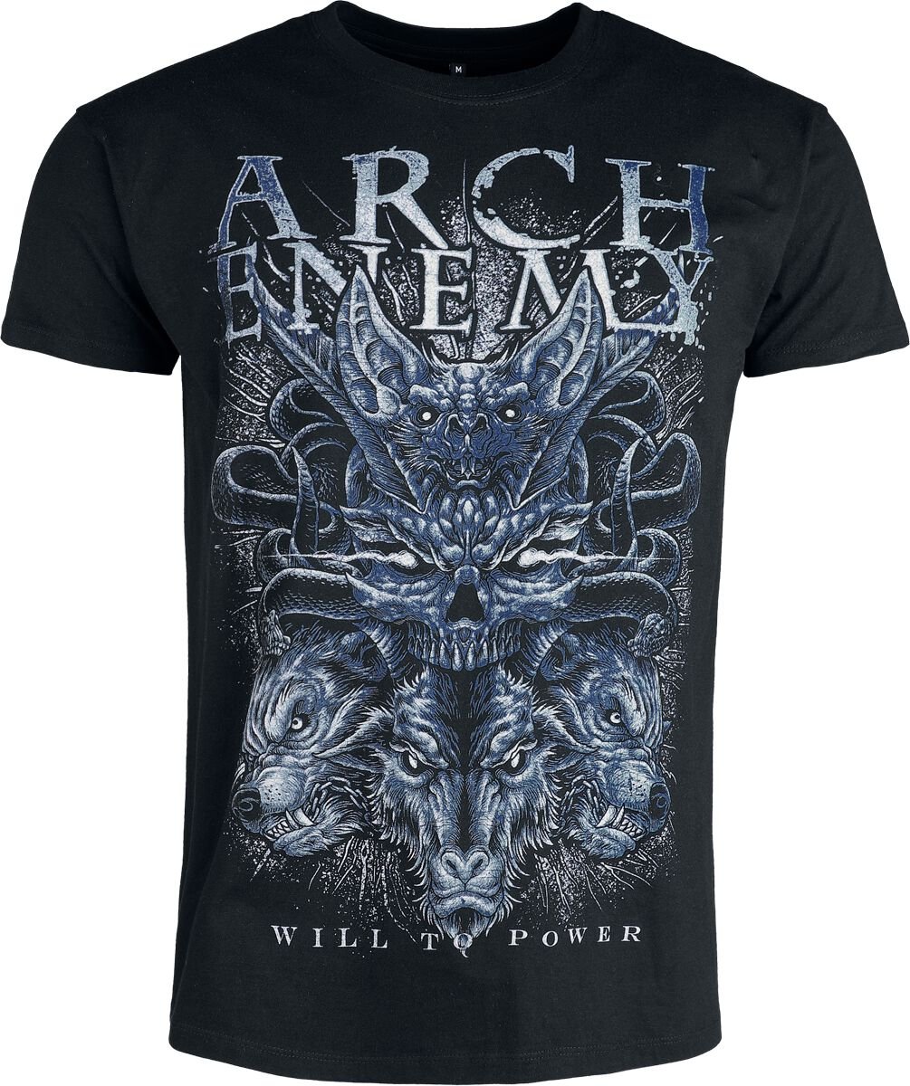 Arch Enemy T-Shirt - Will to power - S bis 4XL - für Männer - Größe 3XL - schwarz  - EMP exklusives Merchandise! von Arch Enemy