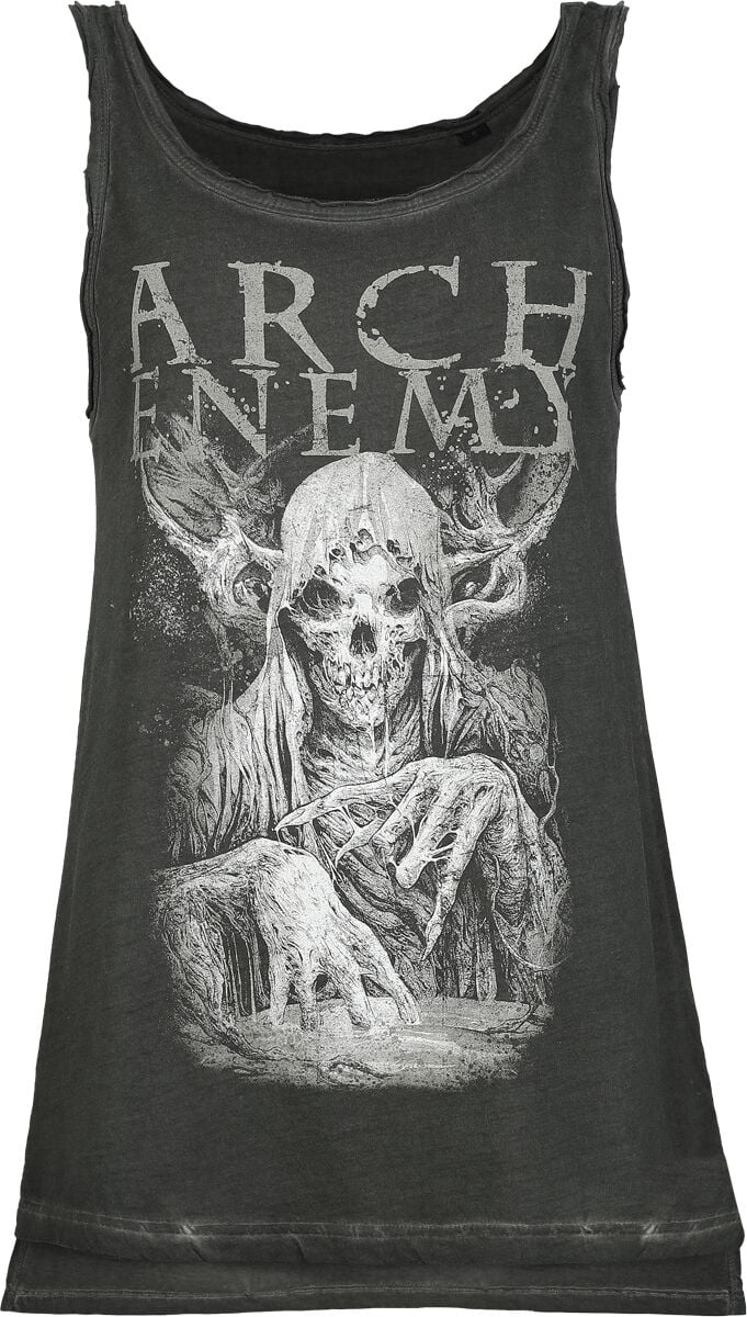 Arch Enemy Top - MMXX - S bis XL - für Damen - Größe M - anthrazit  - EMP exklusives Merchandise! von Arch Enemy