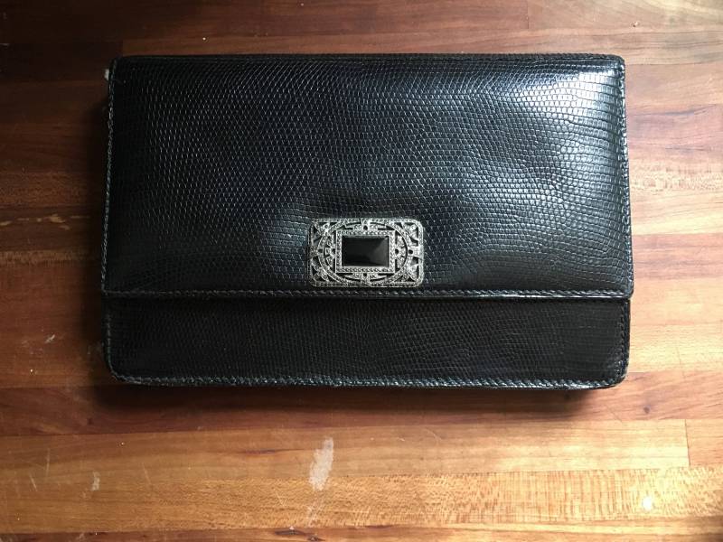 Schwarze Vintage Schöne Geldbörse Von The Lederer Schwarze Vintage Schöne Geldbörse Von The Lederer von ArchAccessories