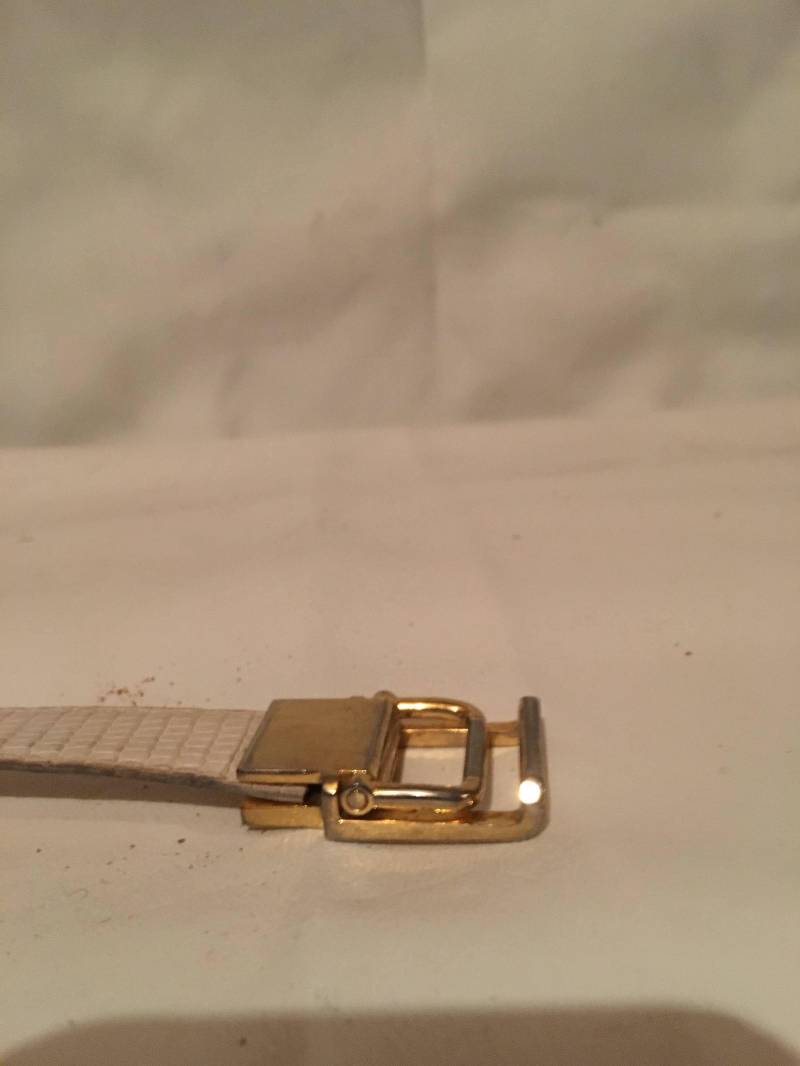 Weiß Und Gold Vera Lucertola Gürtel Weiß Und Gold Vera Lucertola Gürtel von ArchAccessories