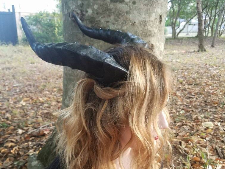 Drachen Hörner Aus Resin Verstellbares Kostüm-Headpiece von ArchaicManifestation