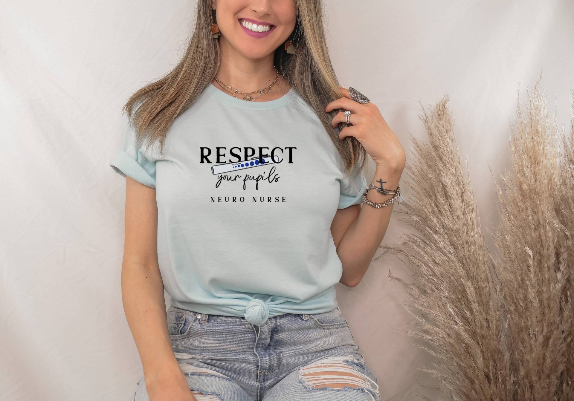 Respekt Für Ihre Schüler Neuro Krankenschwester Shirt, Neurologie Tele Icu Nsicu Rn Geschenk Fokalreflex Spaß Abschluss T Bequem Schlaganfall von Archaro