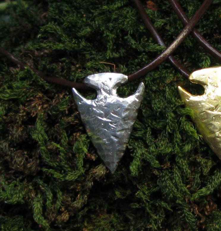 Großer Pfeilspitze Anhänger Aus Silber 925, Bogenschmuck, Bogenschützen Schmuck von ArchersJewellery