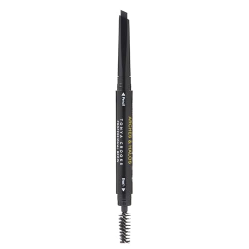 Angled Brow Shading Pencil - Charcoal by Arches and Halos for Women - 0.012 oz Eyebrow Pencil von Arches & Halos