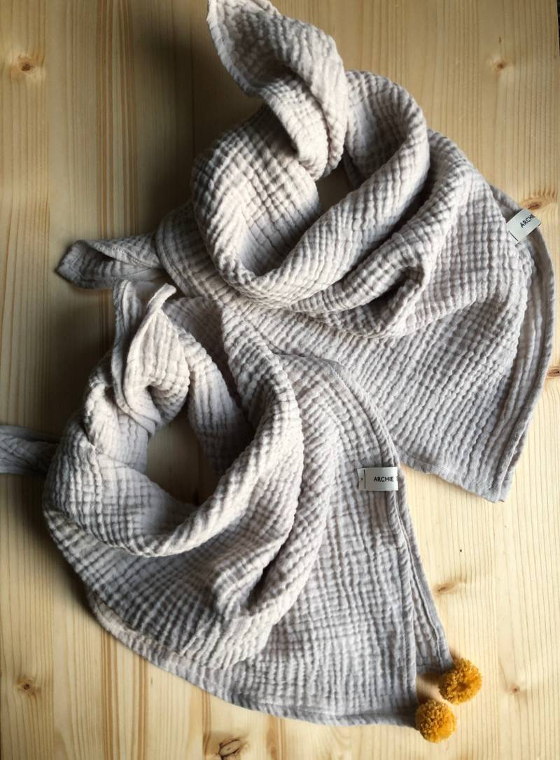 Musselin Kleinkind Halstuch Gots Baumwolle von Archieandbowie