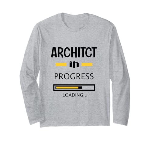 Architect In Progress Funny Job Beruf Männer Frauen & Kinder Langarmshirt von Architect In Progress Job