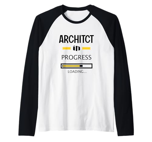 Architect In Progress Funny Job Beruf Männer Frauen & Kinder Raglan von Architect In Progress Job
