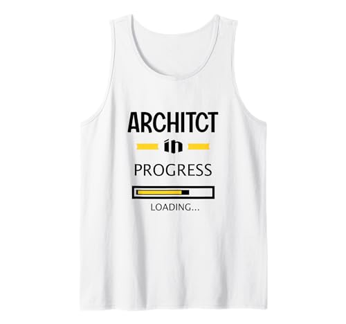 Architect In Progress Funny Job Beruf Männer Frauen & Kinder Tank Top von Architect In Progress Job